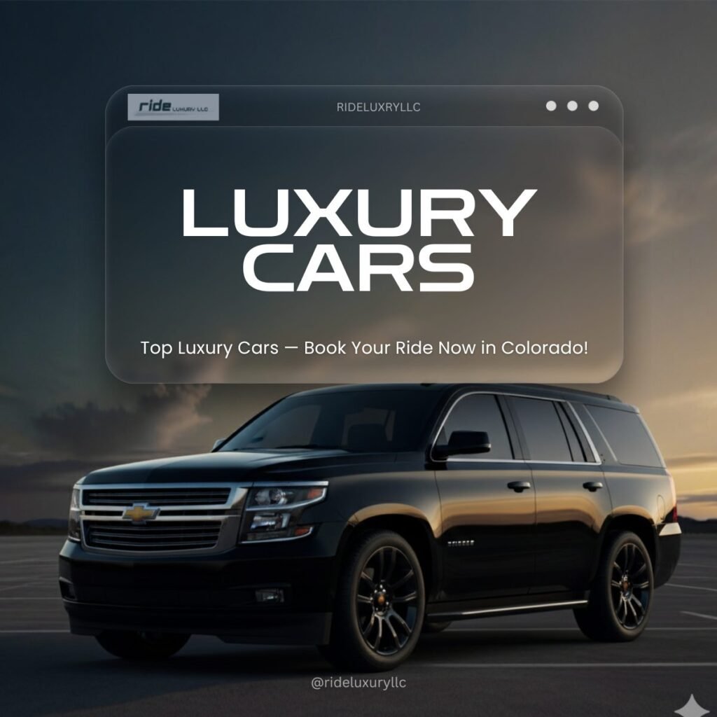 Denver airport transportation services by Ride Luxury LLC